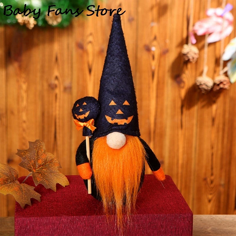 Кукла тыква на Хэллоуин праздничные игрушки с длинной бородой детская