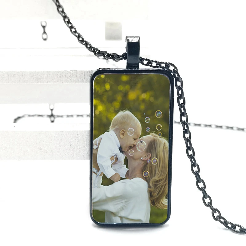 Private Handmade Charm Relatives Gifts Parents Parents Siblings Children Art Photo Custom Pendant Necklace New Year Gift Jewelry