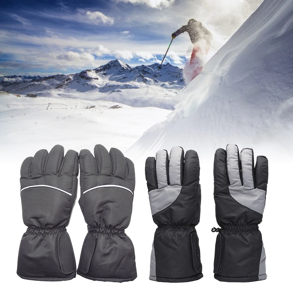 

Smart USB Electric Heating Gloves Winter Warm Windproof Outdoor Sport Skiing Gloves Lithium Battery 5 Finger Self Brilliant