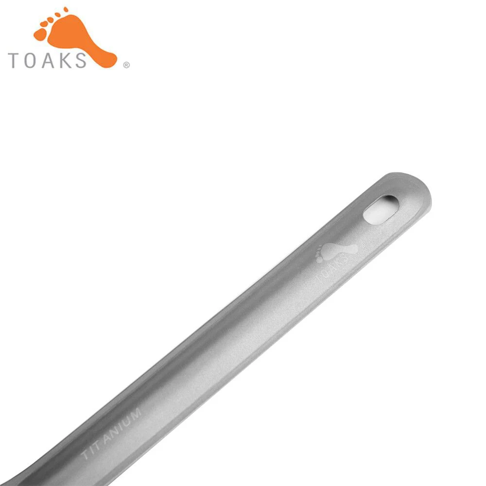 TOAKS Титановая Ложка наружная альпинистская и Бытовая Посуда двойного назначения
