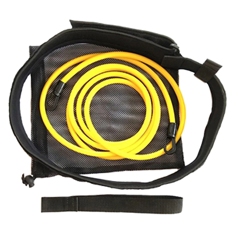 Регулируемый тренировочный эластичный пояс для плавания тренажер веревка