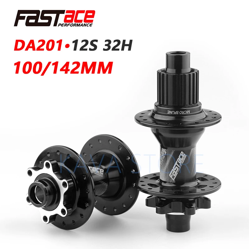 FASTACE DA201 F/R DEORE XT M8100 M7100 FH BH HUB 12 s Hub 32H 135x10mm 100x9mm E THRU Axis Bike speed MICRO SPLINE Hub|Велосипедные