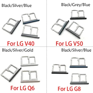 Новинка для LG G8 Q6 V40 V50 Micro Nano SIM держатель для карт Tray адаптер держателя слота Socket Запасная часть