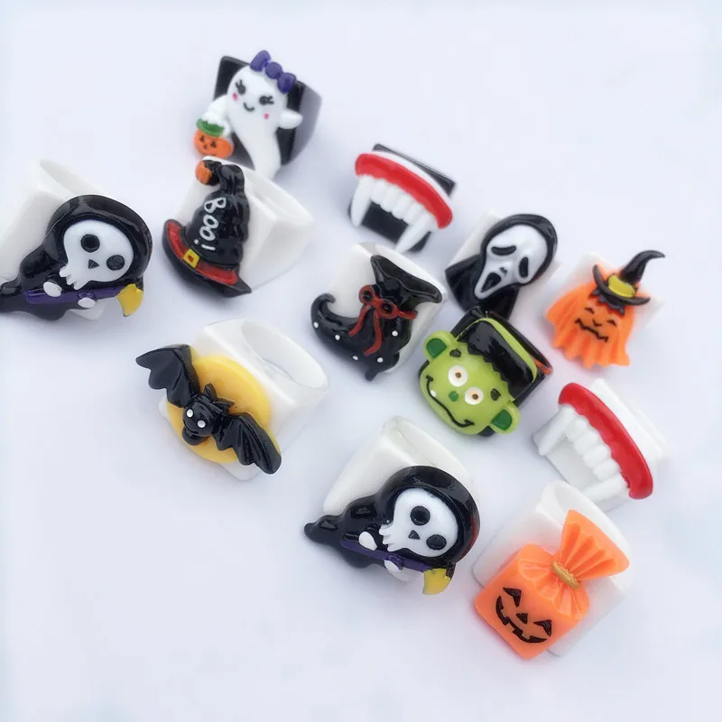 Кольцо Вампирское необычное в виде тыквы унисекс|Кольца| |