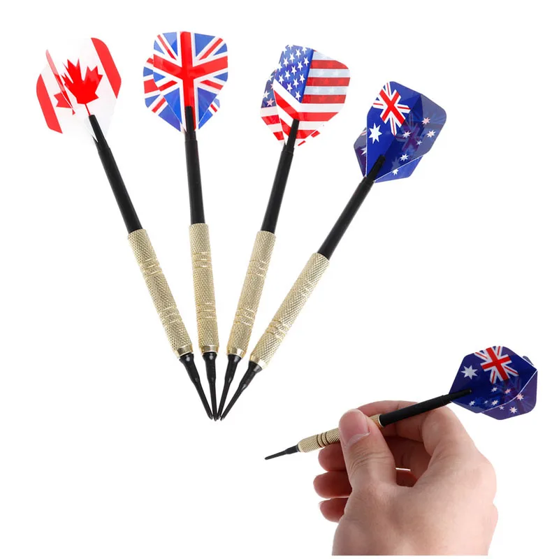 

12Pcs Of Soft Tip Darts & 36 Extra Tips Professional For Electronic Dartboard E56D
