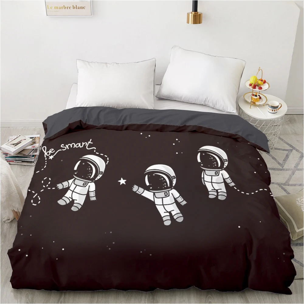 

1PCS Duvet Cover,3D HD Printing Comforter/Quilt Cover 240x220/200x200/140x200, Aerospace Series Bedding King/Double Drop Ship