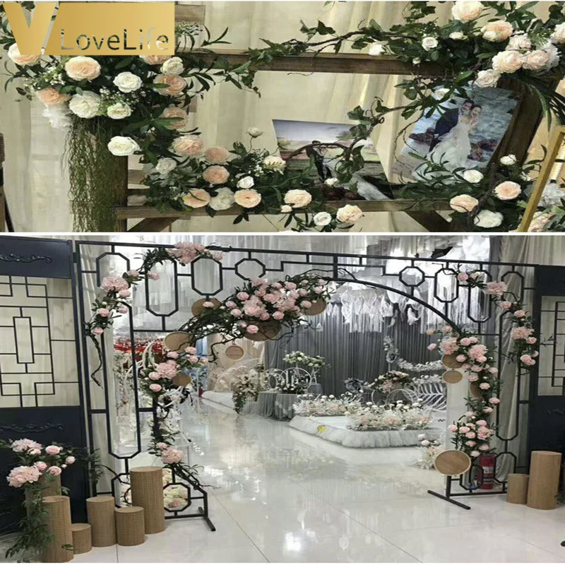 3 головки Искусственные цветы розы Букет шелковых цветок розового цвета и