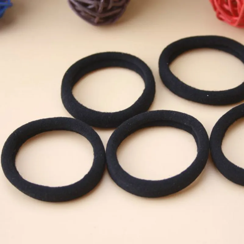30 шт. парикмахерские инструменты черная резинка для волос Галстуки кольца