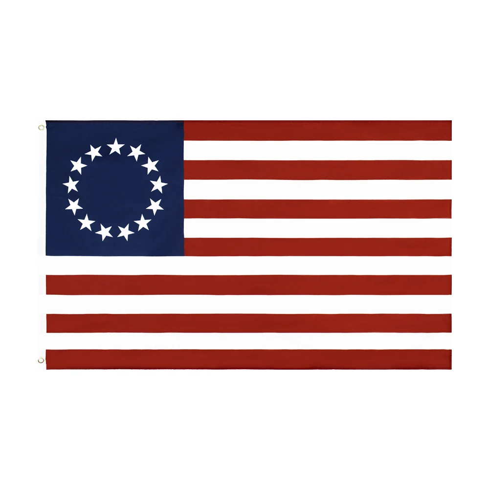 

Nlbflag 3x5Fts 90X150cm 13 Stars Us Usa 1777 American Betsy Ross Flag