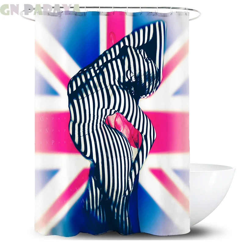 Психоделические Соблазнительная девушка шторы Водонепроницаемый полиэстер