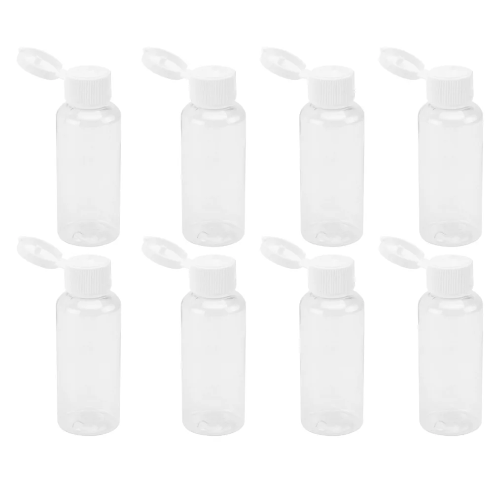 

15Pcs 50ml Empty Sample Bottle Container Jar Pot Vial with Lid Perfect for Emollient Water Shower Emulsion