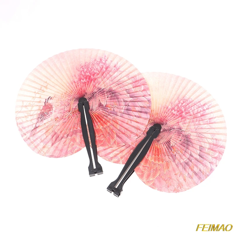 5Pcs Folding Hand Fan Chinese Paper Oriental Floral Fancy Fans Random Party Wedding Favors Home Decoration Ornaments Gift Kids |