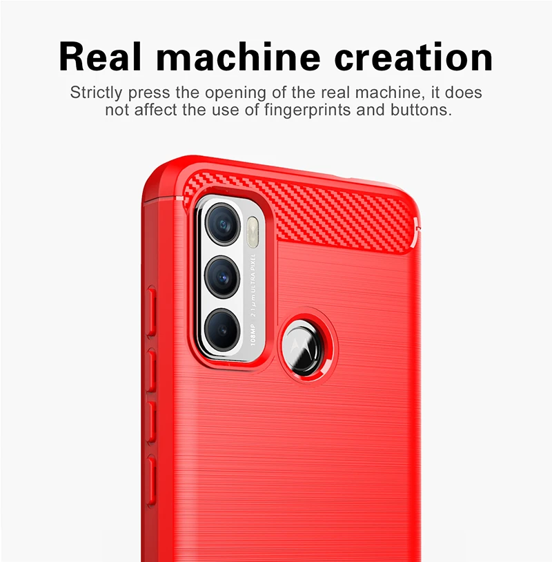 for motorola moto g60 case shockproof bumper carbon fiber soft silicone tpu slim phone back cover for motorola moto g50 g60 case free global shipping