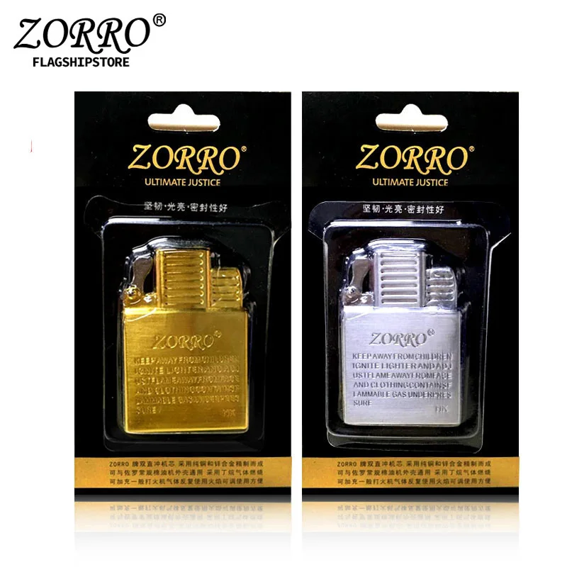 Оригинальная Двойная Зажигалка ZORRO газовая струя ветрозащитная для сигарет