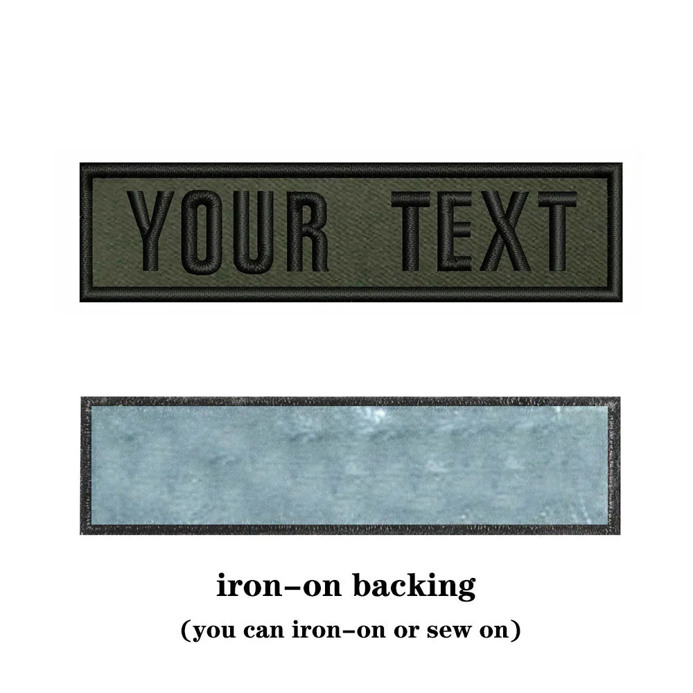 Армейский зеленый фон с национальными флагами 10x2 5 см вышивка именем под заказ