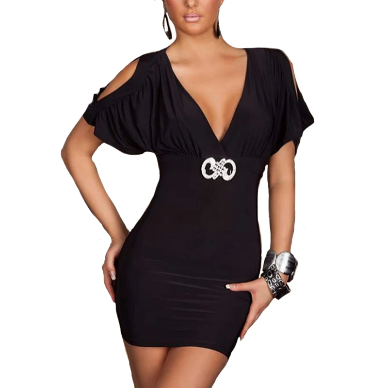 Сексуальное платье с пуговицами на талии сексуальное для ночного клуба без