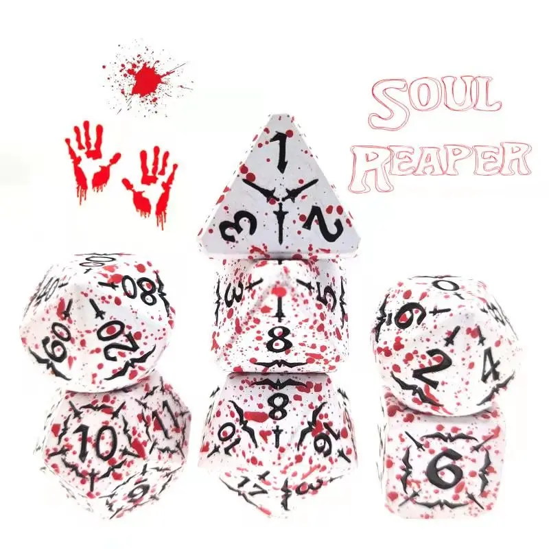 

2021 новый игральные кости DND комплект многогранные металлические кости игральные Dados rpg РОЛ D20 Dobbelstenen Dadi kości сделать сер