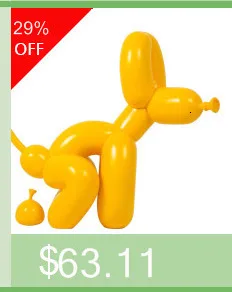 Hot! Newly Produced American Pop Art Resin Craft Balloons Dog Figurine Feces Dog Statue Balloon Dog Xmas, Valentine's Gift