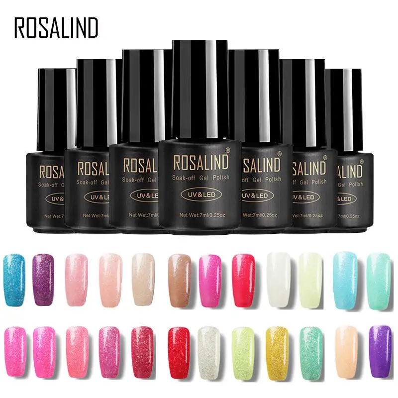 ZHENDUO ROSALIND 7 мл цветной гель лак для ногтей УФ светодиодный Полупостоянный гель| |