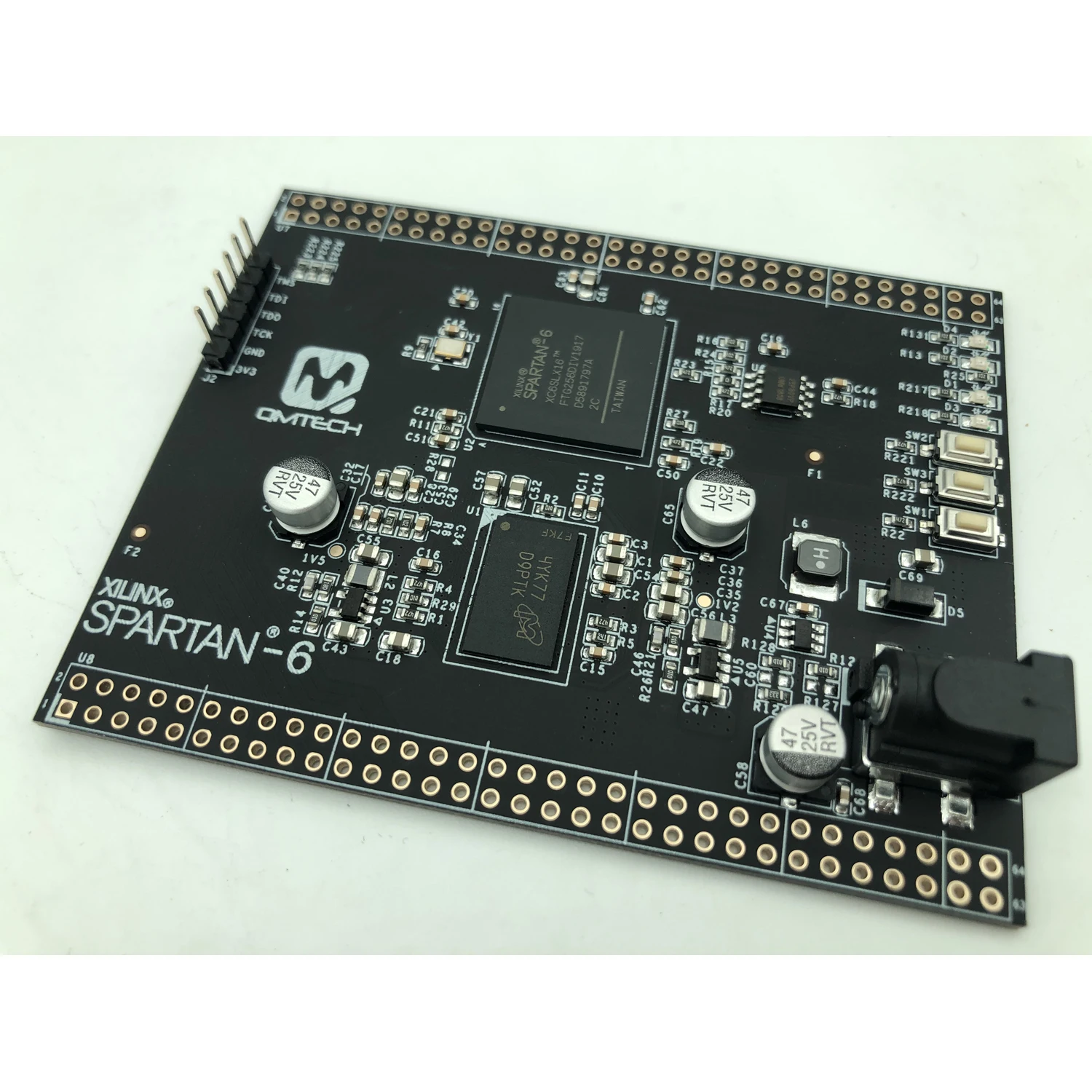 Макетная плата XILINX Spartan 6 Spartan6 FPGA 32 Мб SDRAM Micron MT48LC16M16A2 XC6SLX16 основная с загрузкой DLC10