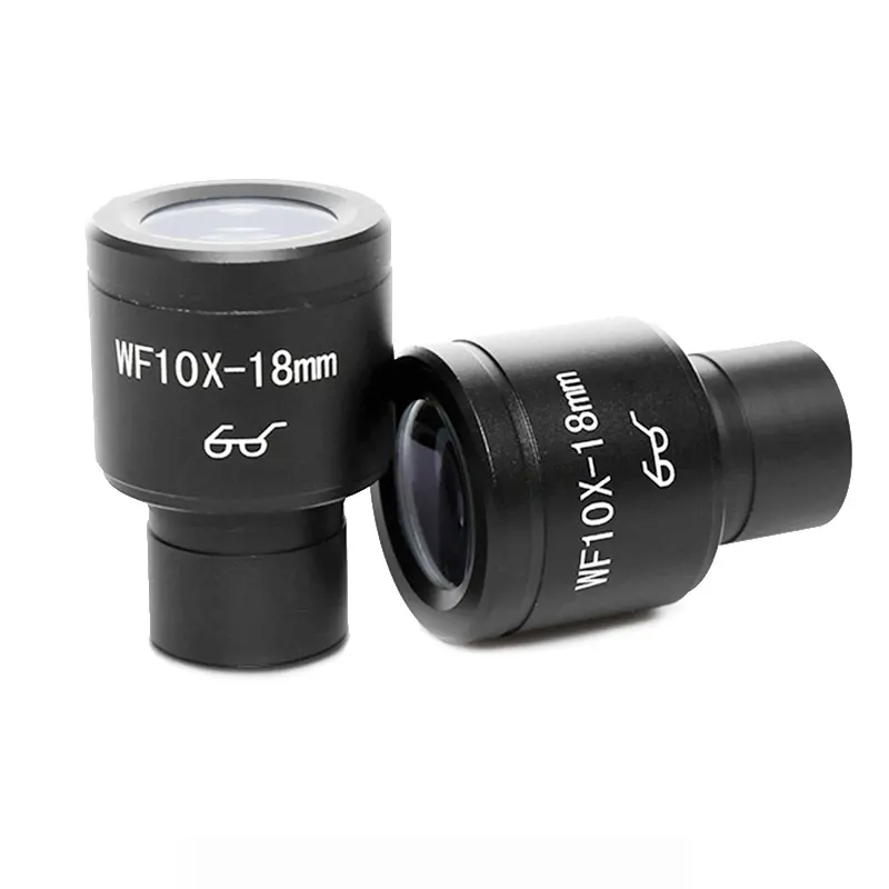 

Biological Microscope Eyepiece Magnification 10X /18 Wide Field High Eye Points Eyepiece with 23.2mm Mounting Size