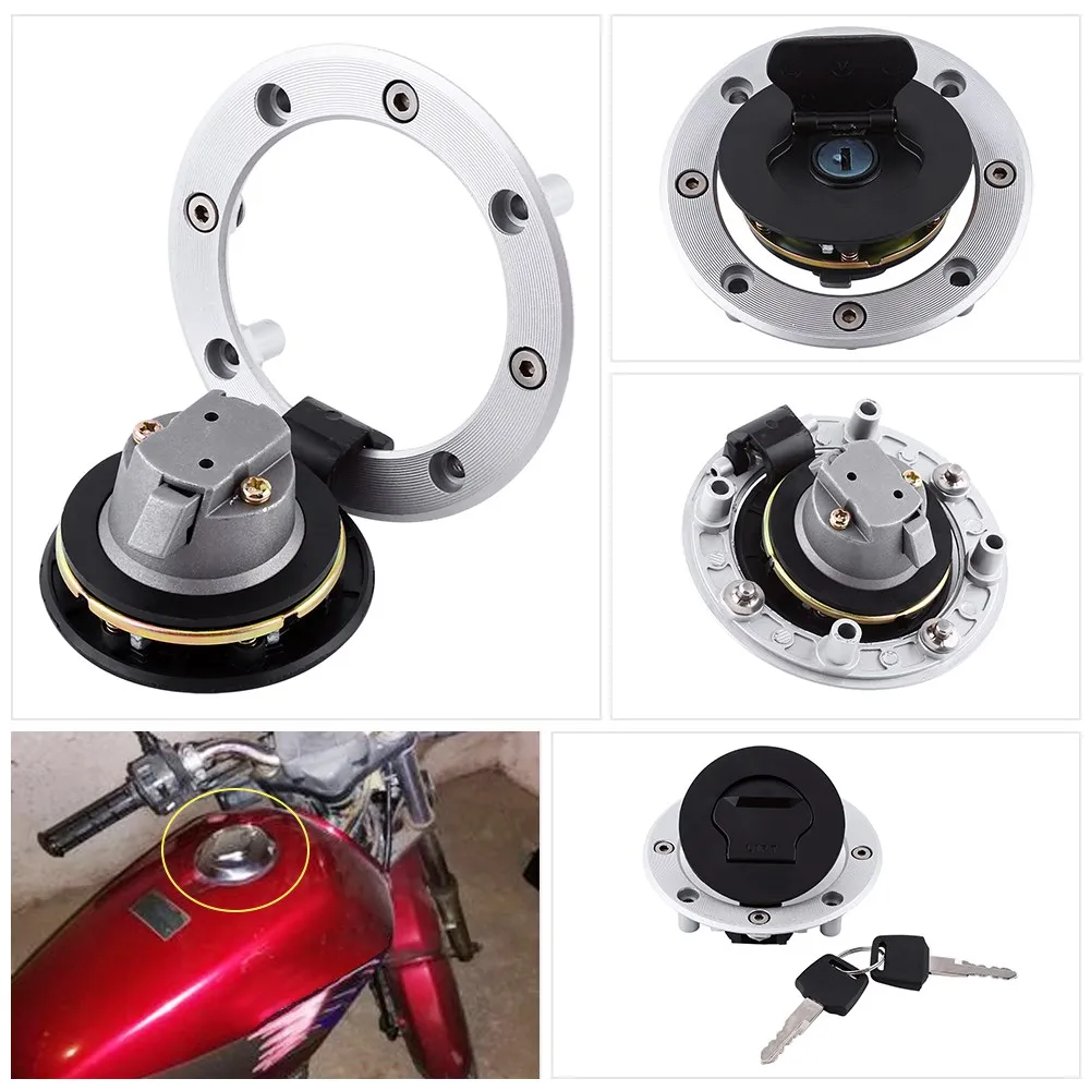 Алюминиевая крышка для бензобака с 2 ключами SUZUKI GSXR 600 750 Для Hayabusa GSXR1300 - купить по