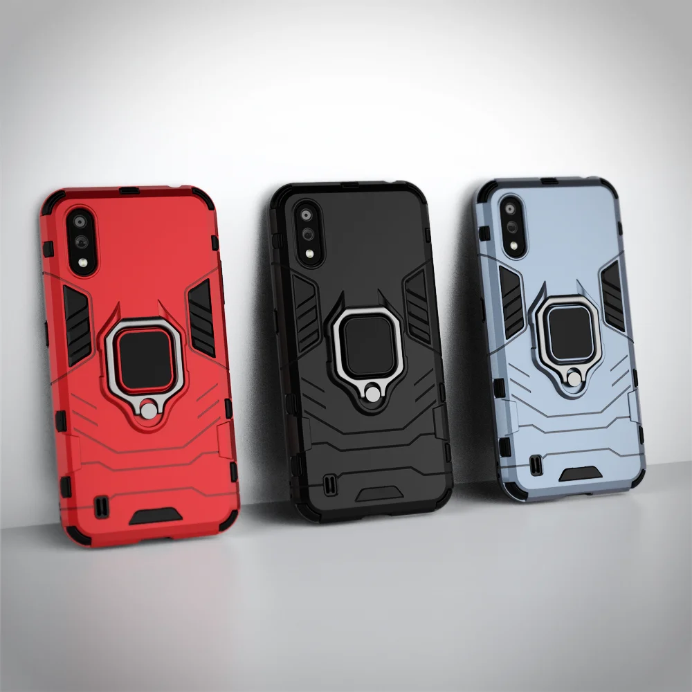 Роскошный армированный чехол для Samsung M01 с кольцом-подставкой Galaxy M 01 M015 5 7 &quotSamsung