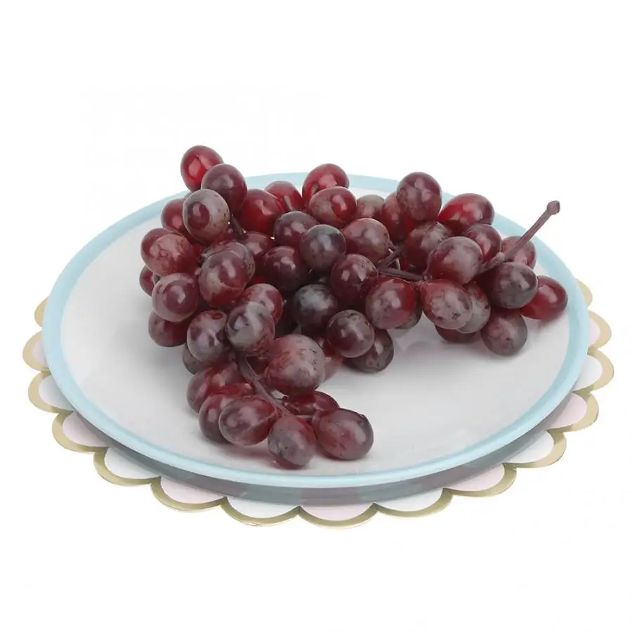 Одноразовые тарелки бытовые золотые штампованные одноразовые бумажные и чашки