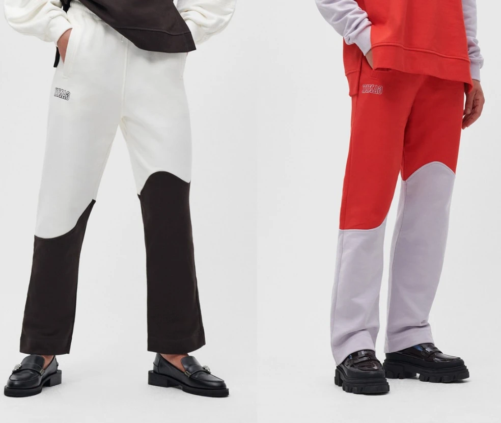 

2021 осень-зима, модные классические трендовые брендовые Роскошные Дизайнерские повседневные брюки, женские контрастные брюки G3 с вышивкой б...