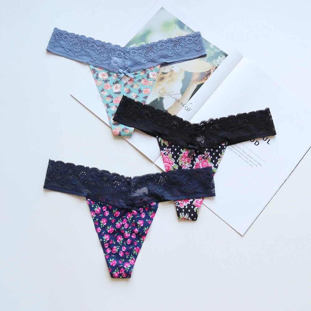 Комплект сексуального нижнего белья из 3 предметов женские трусики женское
