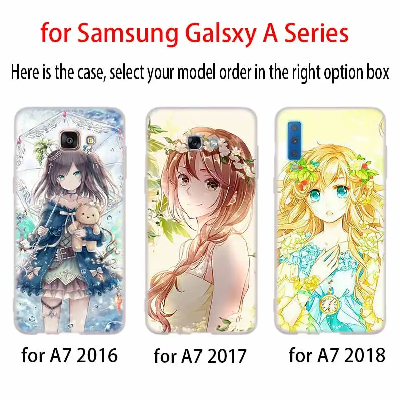 japanese anime love Live Silicone Case For Samsung A52 A32 A12 A72 A42 A21S 5G A3 A5 A6 A7 A8 Plus 2018 Cover Star |