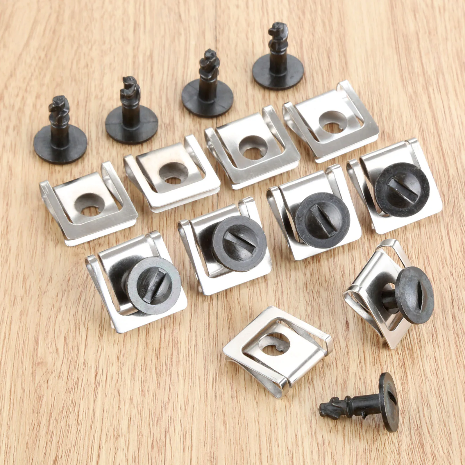 

8D0805121 20Pcs Car Engine Cover Undertray Clip Screws For Audi A4 B6 A5 A6 A7 Fir for V W Passat B5