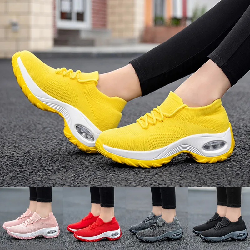 LASPERAL 2019 Platform Sneakers Shoes Breathable Casual Fashion Height Increasing Ladies Plus Size 36-42 | Обувь