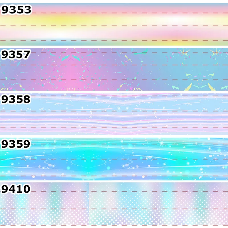 

New 50 Yards Japanese Gradually Changed Colored Printed Grosgrain,satin Ribbons Free Shipping