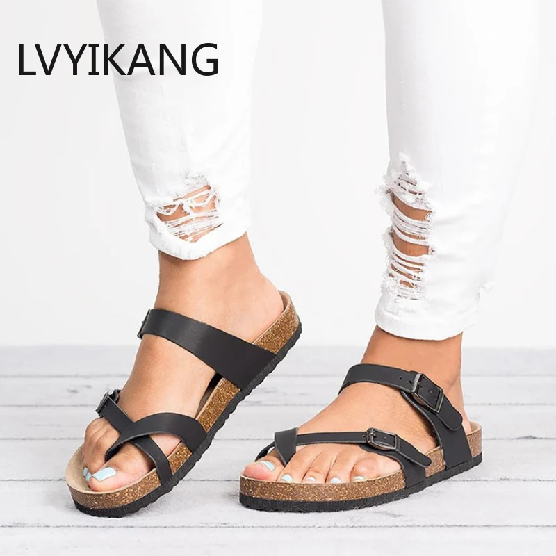 

Женские сандалии, шлепанцы на плоской подошве, пляжная обувь, новинка 2020, повседневные шлепанцы, летние сандалии для женщин