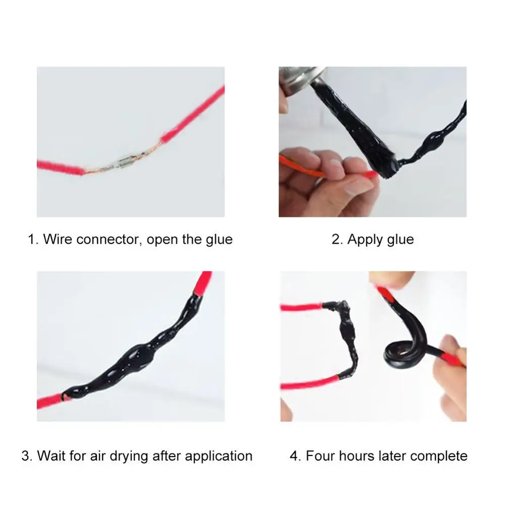 

Liquid Insulation Electrical Tape Tube Paste Waterproof Fix Dry Glue Paste Insulation Fast Sealing Rubber Electronic Anti Tools