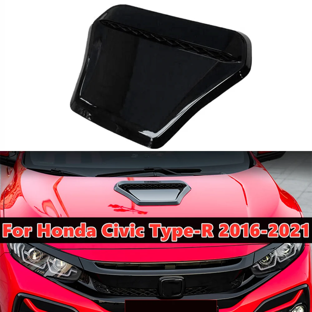 

Передняя крышка капота автомобиля, Крышка вентиляционного отверстия, отделка крышки двигателя, отделка для Honda Civic Type-R 2016 - 2021