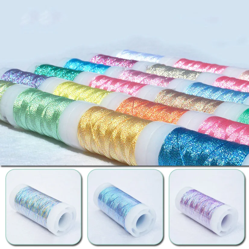 Sewing Thread For Embroidery Cross Stitch Knitting 39Colors Homewear Patch Accessories Small Shaft Polyester For Bracelet Supply