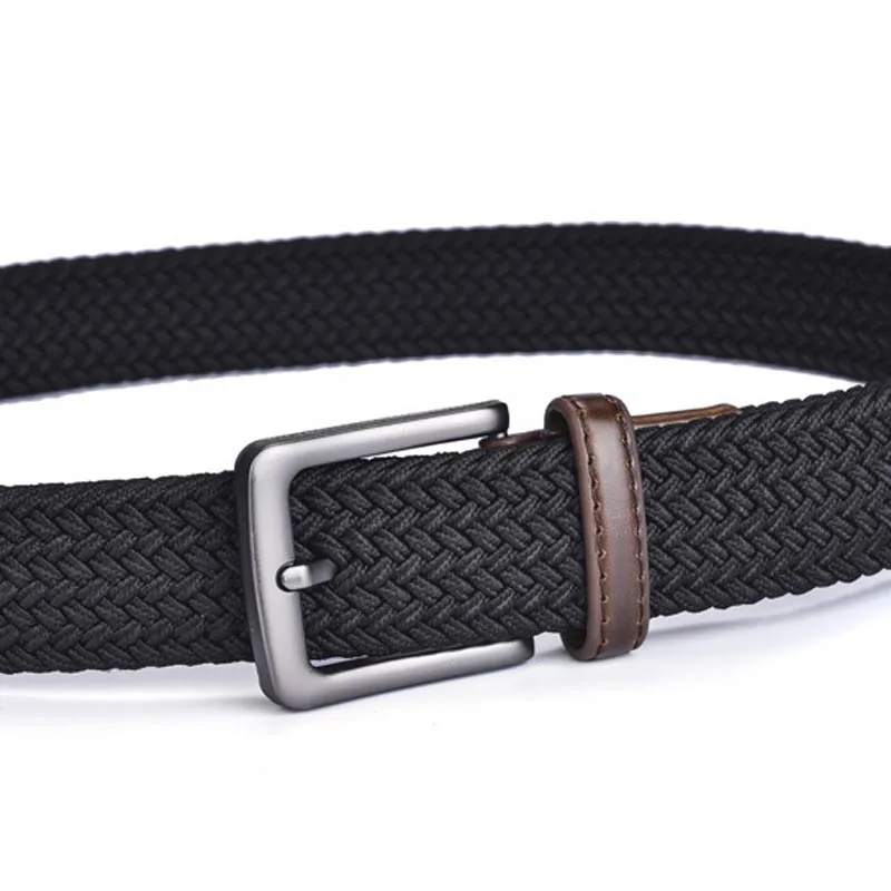 Ремень брезентовый мужской тактический эластичный пояс в стиле милитари с