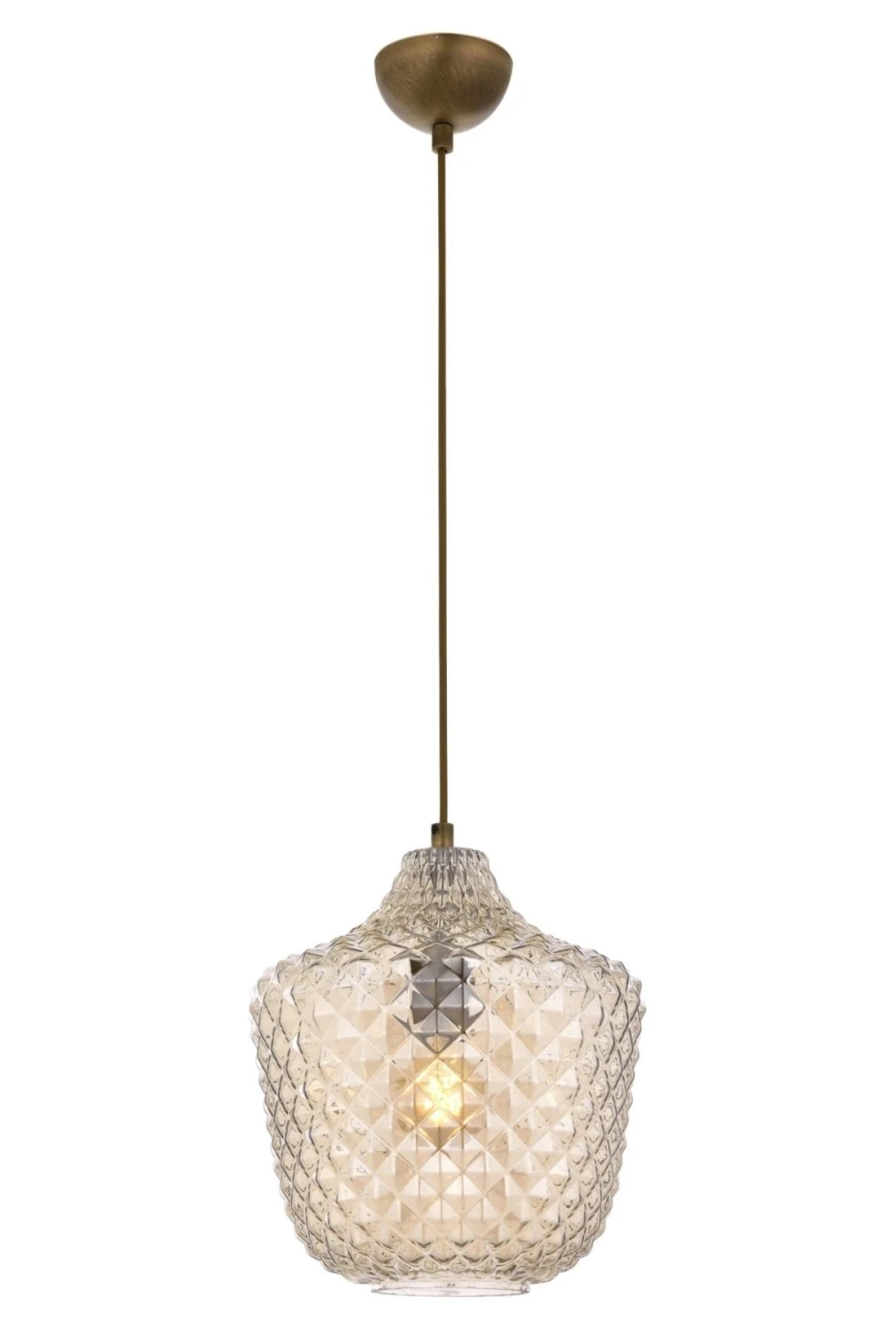 

AVONNI AV-60153-M1 Antique Plated Pendant, E27, Metal, Glass, 25