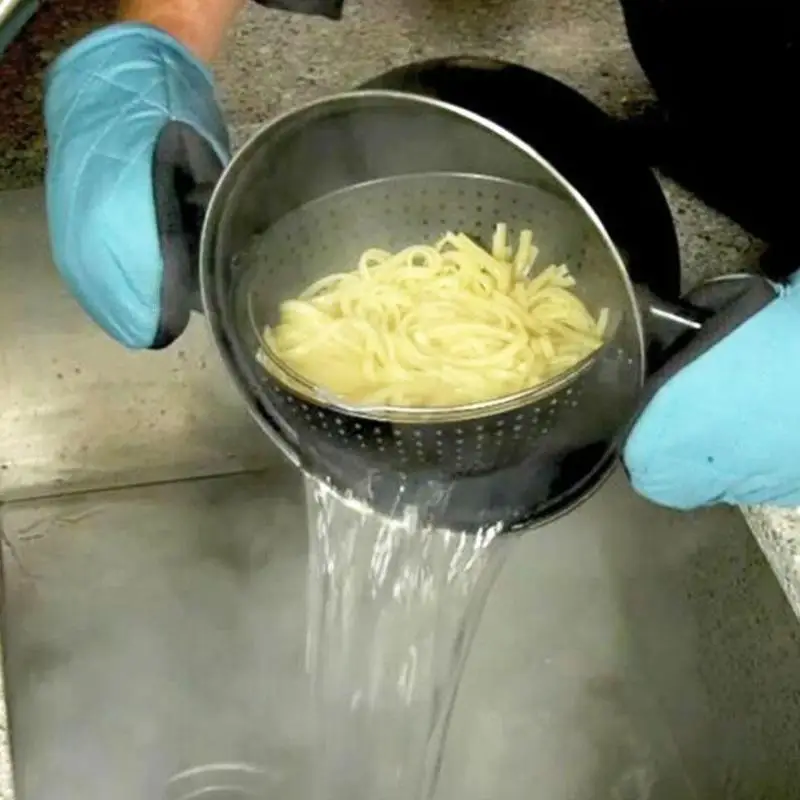 

2 in 1 Cooking Pot with Built-in Strainer Rotary Water For Induction Pasta Stockpot Perfect Cooker Vegetable For Steaming G7J0