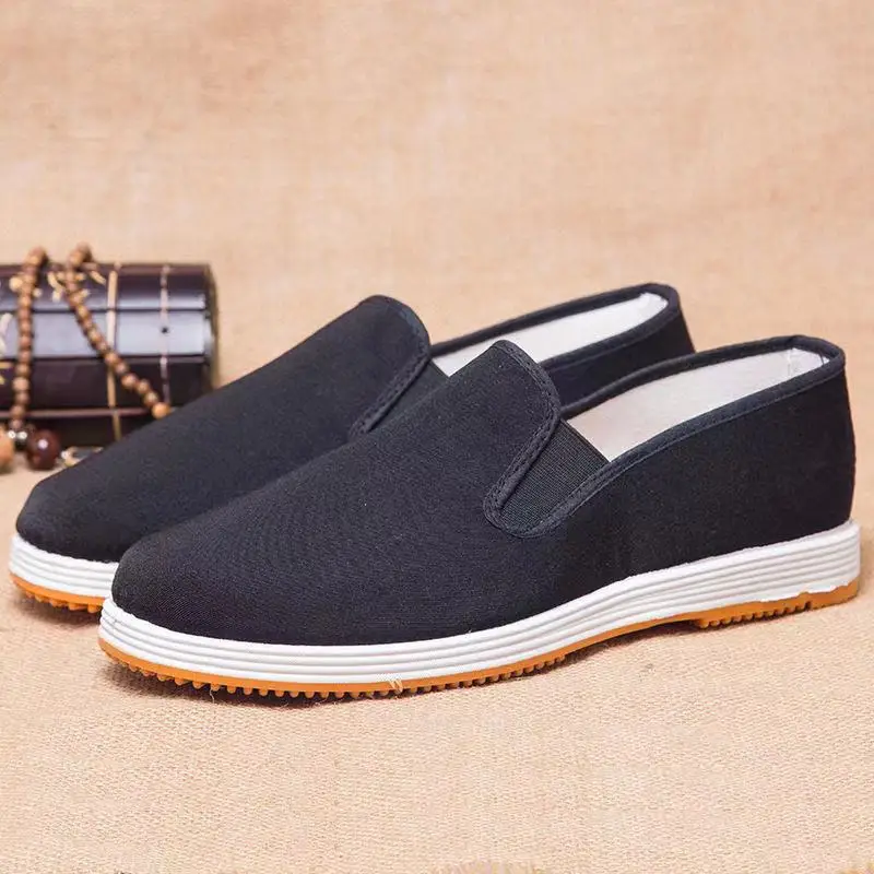 

New Old Beijing Cloth Shoes Flat Shoes Men Vintage Shoes Canvas Shoes Women Flat-bottomed Shoes Women and Men Casual Shoes