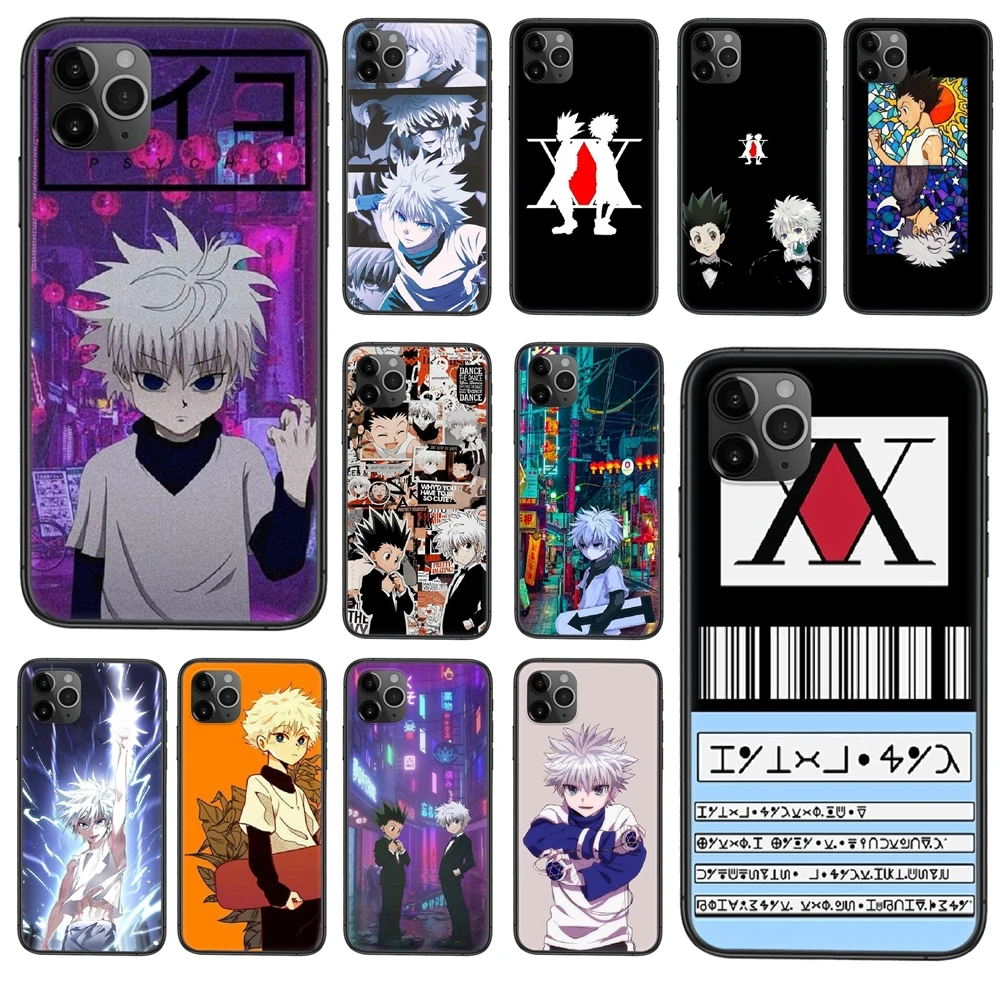 Для Apple iPhone X XR XS 11 12Pro Mini MAX 5S 5C SE 6S 7 8 Plus 2020 JR Anime Hunter X Hunter Gon · freecss, Мягкий защитный чехол из ТПУ