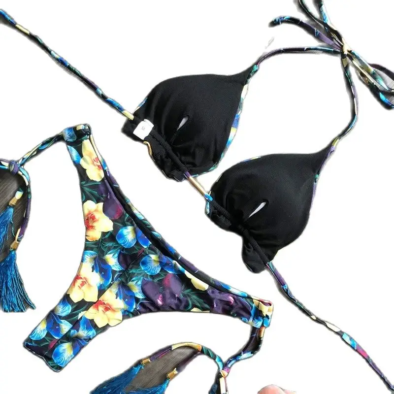 Новинка 2020 бикини соблазнительный купальник с принтом женское купальные костюмы