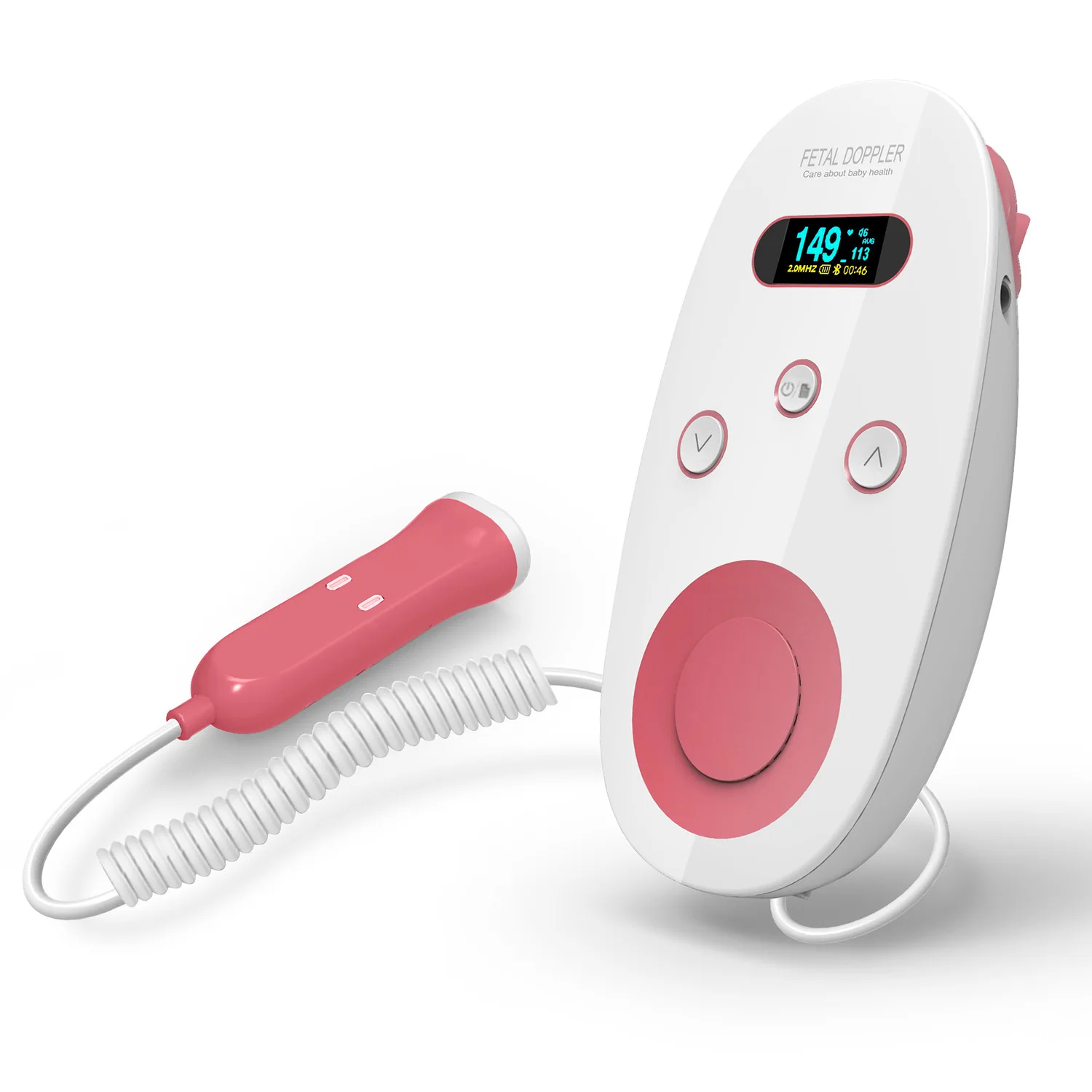 

Household Baby Fetal Heart Monitor Multiple Noise Reduction Pregnant Women Fetal Heart Detector Fetus heartbeat doppler