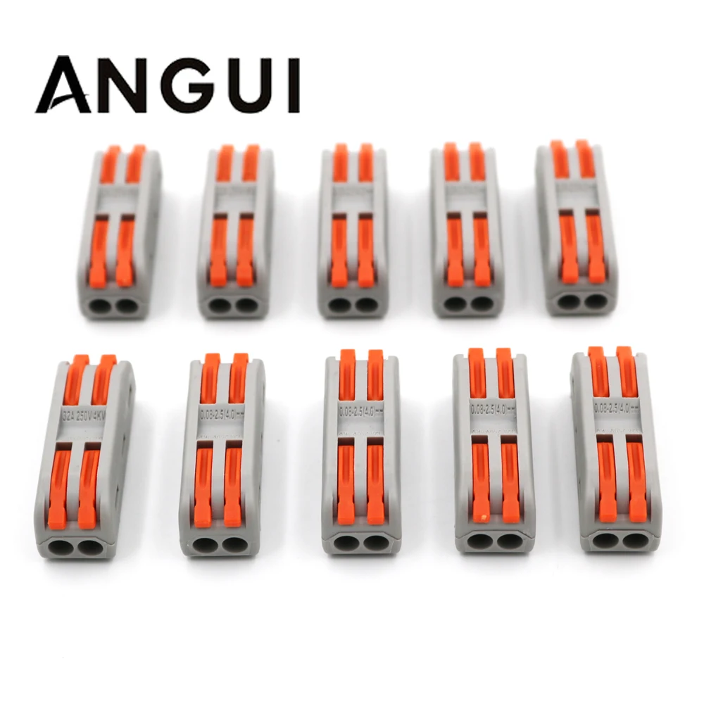 10 шт. PT-2-2 компактный проводной кабель соединитель проводки проводниковый Блок