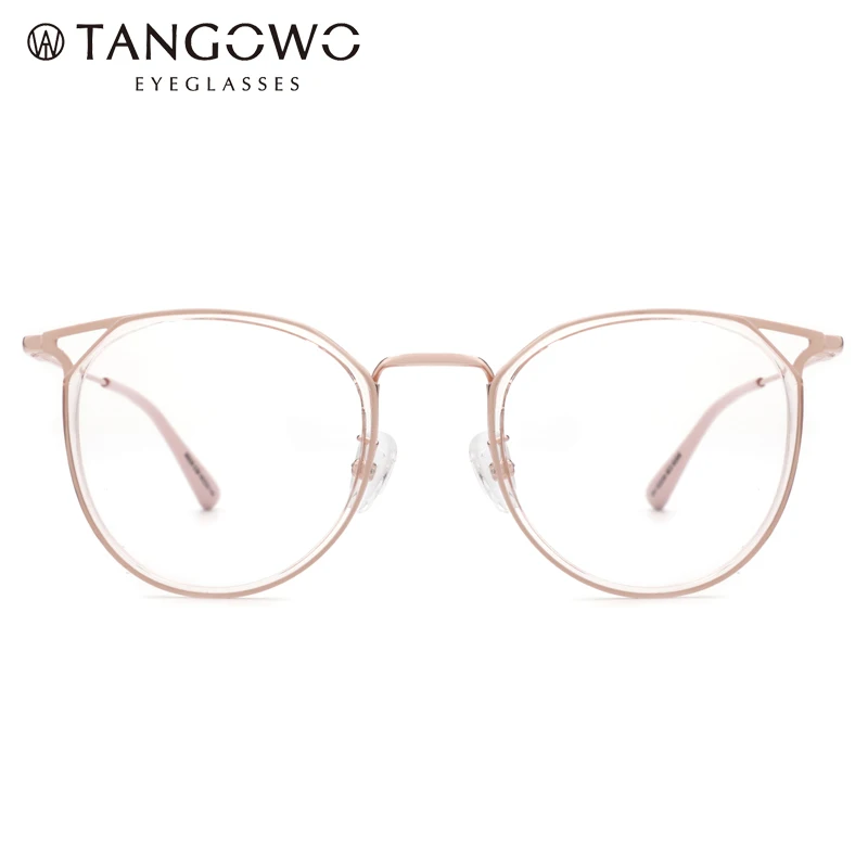 TANGOWO женские очки с кошачьими ушками оправа Ретро Ацетат для колледжа кошачий