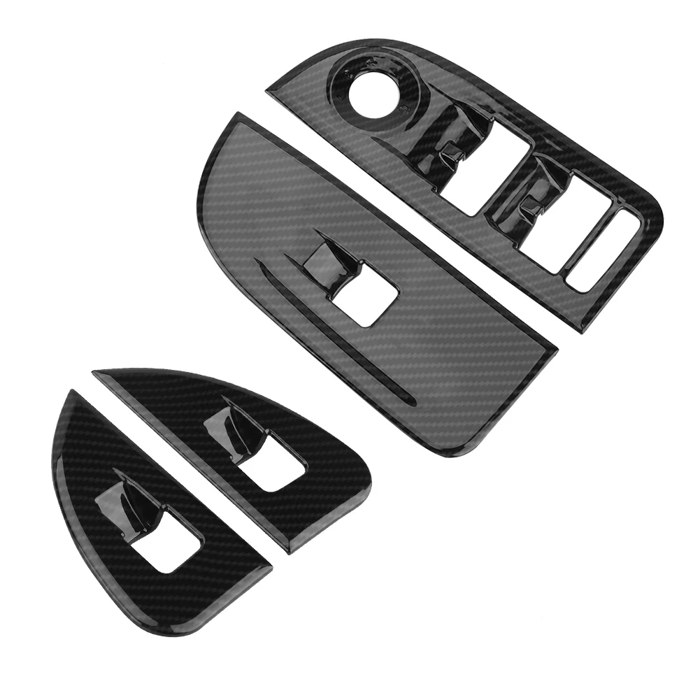 

4 шт./компл. Внутренняя Рамка для переключателей, крышка, накладка, наклейки для Alfa Romeo Giulia 2016-2018