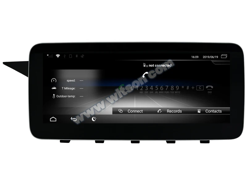 Автомобильный мультимедийный плеер WITSON большой сенсорный экран 10 25 дюйма Android 7 1