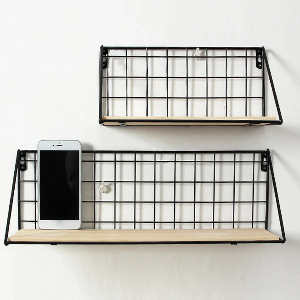 

Металлическая полка для хранения в скандинавском стиле для ванной комнаты, полка для гостиной, настенное украшение, настенные полки, органа...